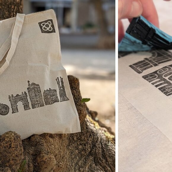 Diseña tu totebag. Sellos y estampación textil