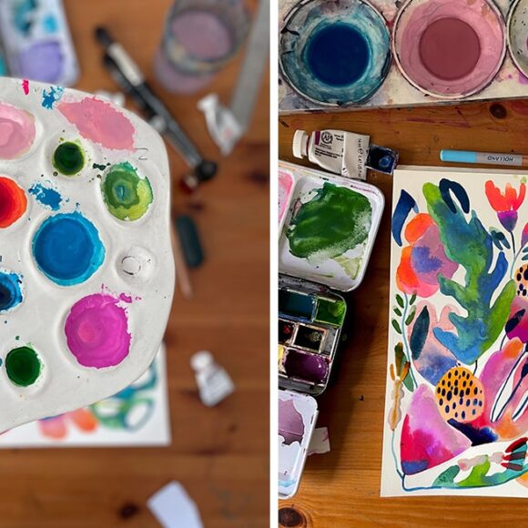 Curso de acuarela creativa y experimental