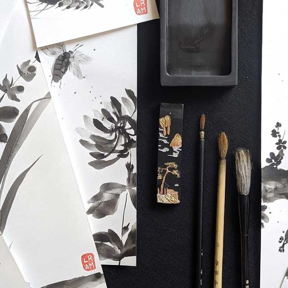 Curso de Sumi-e, pintura zen (sesión 4 de 4)