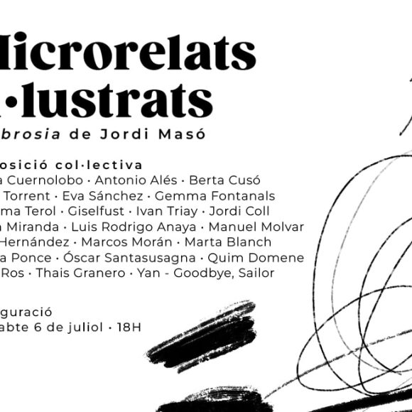 Microrelats il·lustrats. Ambrosia de Jordi Masó. Exposició col·lectiva