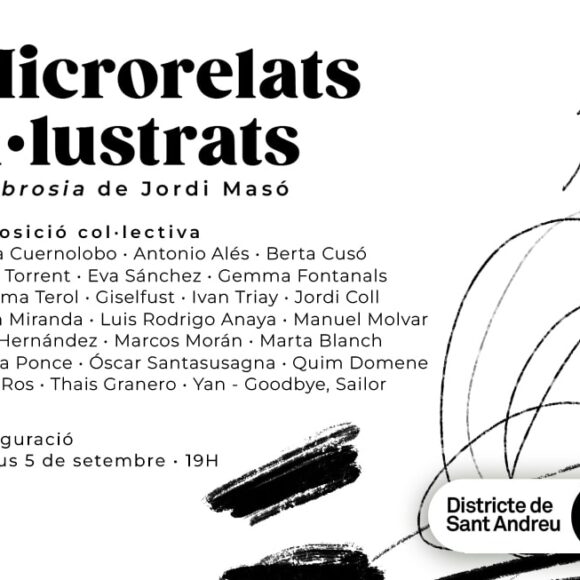 Microrelats il·lustrats. Exposició col·lectiva al Centre Cívic Baró de Viver