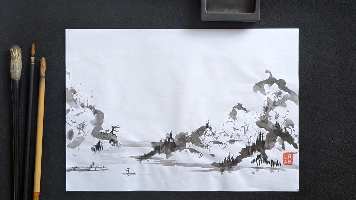 Sumi-e. Paisajes en tinta