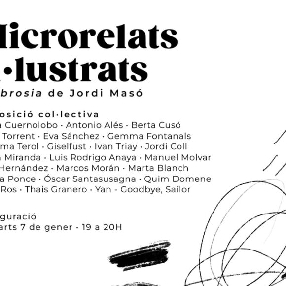 Microrelats il·lustrats. Exposició col·lectiva a la Biblioteca Roca Umbert de Granollers