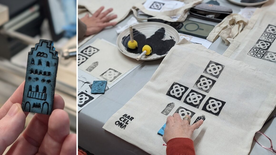 Cases-Singulars-sellos-totebags-evento-Taller-Balam-07 Sellos y estampación en una totebag con Cases singulars