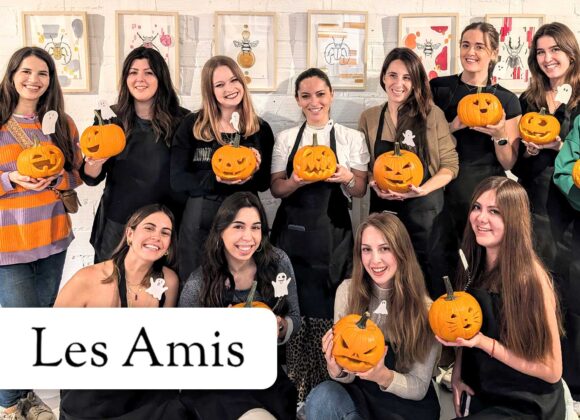 evento-tallerbalam-empresas-halloween-les-amis Carvado de calabazas para Les Amis