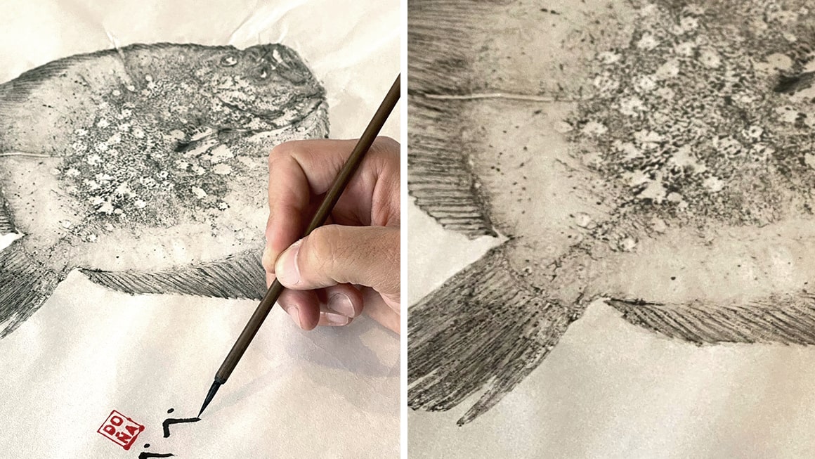 Taller de Gyotaku