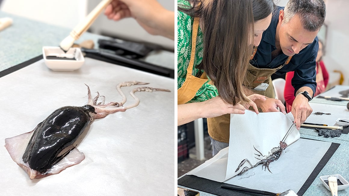 Taller de Gyotaku