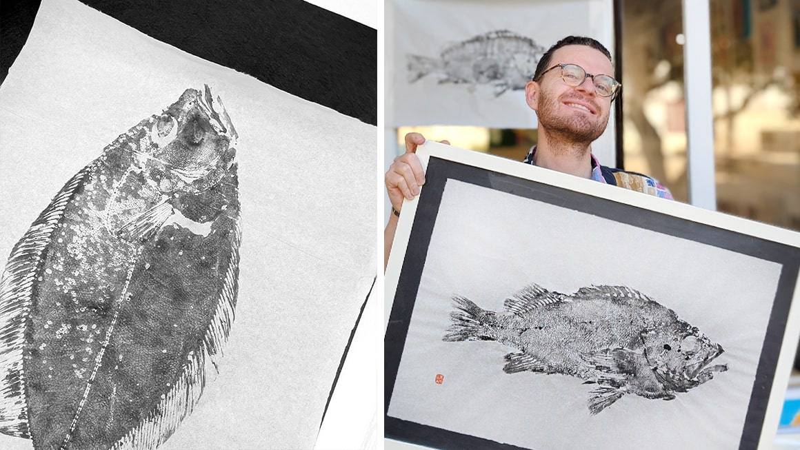 Taller de Gyotaku