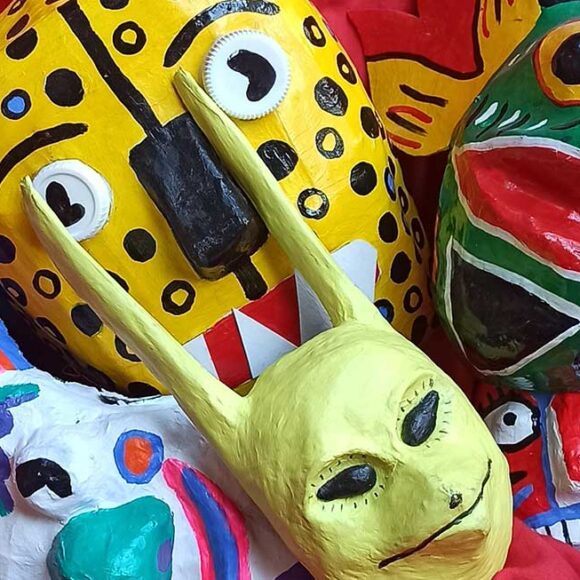 Curso-mascaras-creativas-taller-balam-01 Máscaras decorativas: Seres fantásticos (1 de 2)