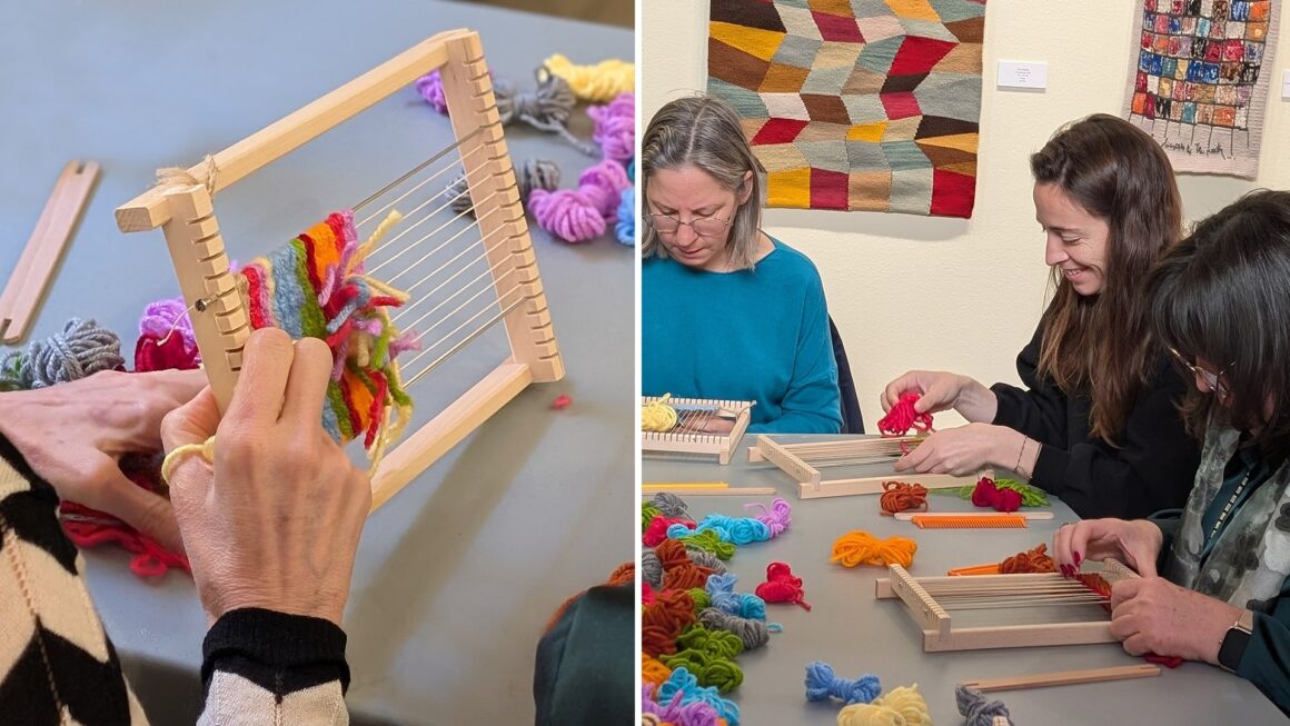 Curso de iniciación al tapiz en el Castell de Cornellà de Llobregat