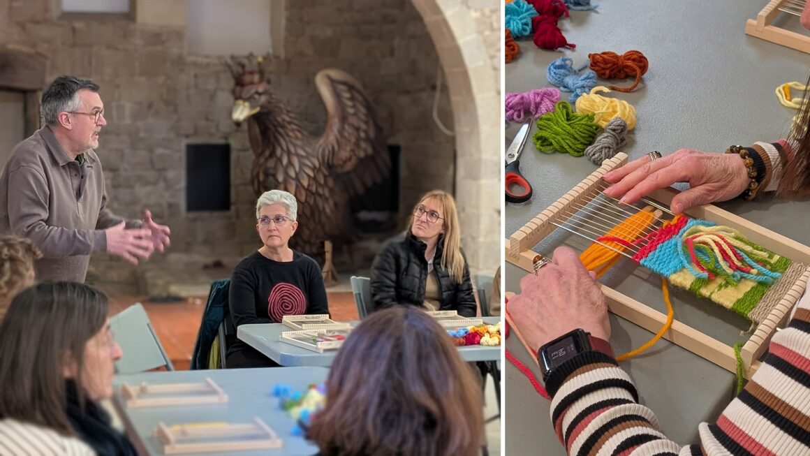 Curso de iniciación al tapiz en el Castell de Cornellà de Llobregat