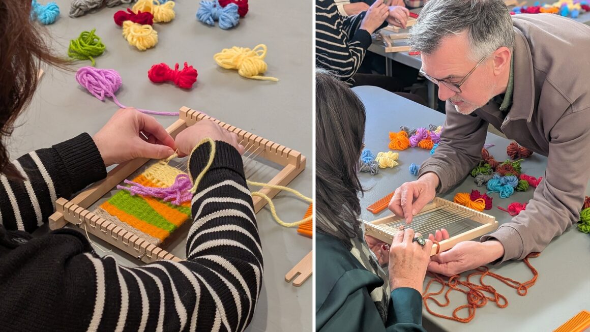 Curso de iniciación al tapiz en el Castell de Cornellà de Llobregat