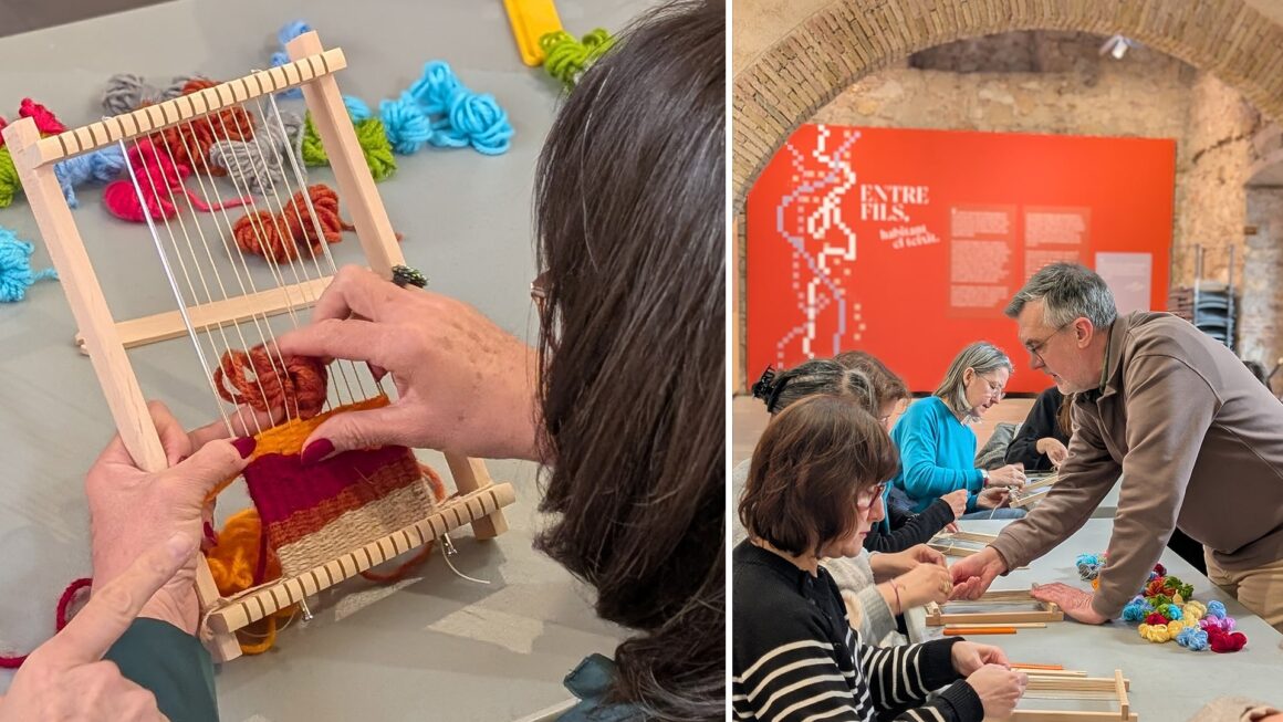 Curso de iniciación al tapiz en el Castell de Cornellà de Llobregat