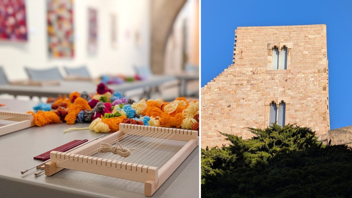 Curso de iniciación al tapiz en el Castell de Cornellà de Llobregat