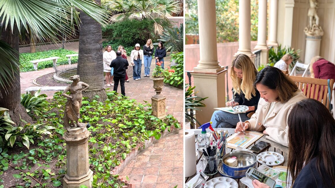 Garden sketching en Casa Rocamora para Les Amis