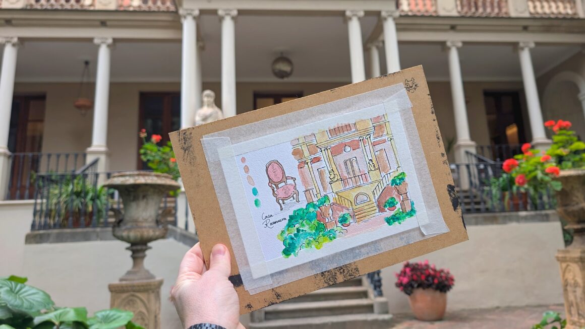 Garden sketching en Casa Rocamora para Les Amis