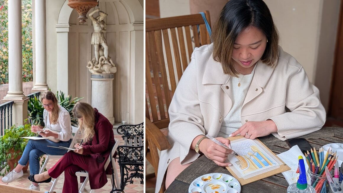 Garden sketching en Casa Rocamora para Les Amis