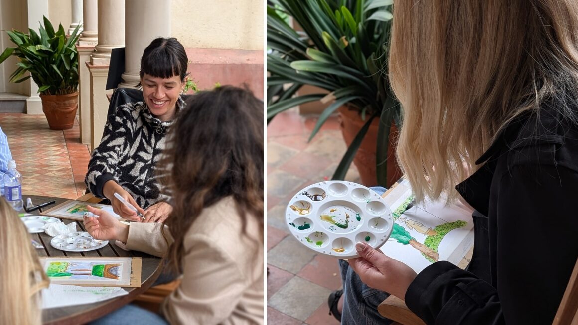 Garden sketching en Casa Rocamora para Les Amis