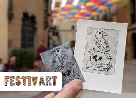 evento-tallerbalam-empresas-festivart-poble-espanyol Grabado sostenible en FESTIVART