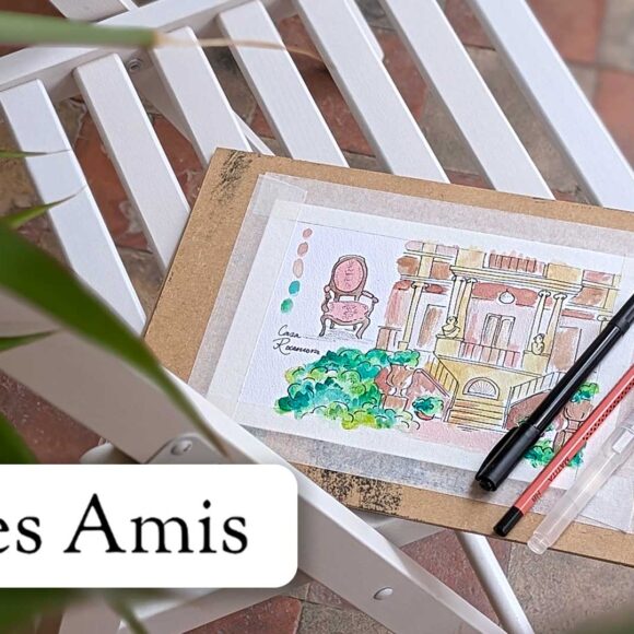 Garden sketching en Casa Rocamora para Les Amis