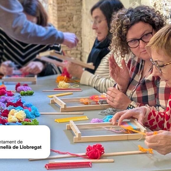 Curso de iniciación al tapiz en el Castell de Cornellà de Llobregat