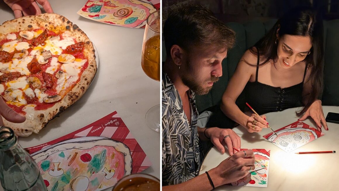 Pintando pizzas con Grosso Napoletano
