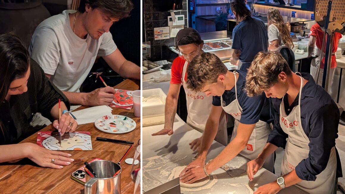 Pintando pizzas con Grosso Napoletano
