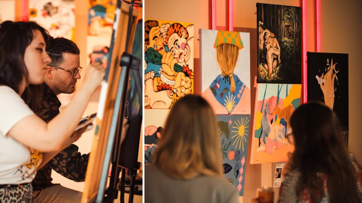 Exposición y Live painting con Phoenix Arts Europe
