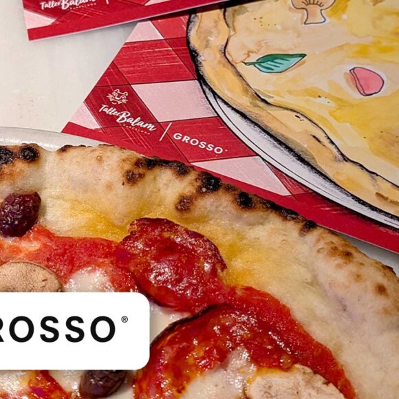 Pintando pizzas con Grosso Napoletano