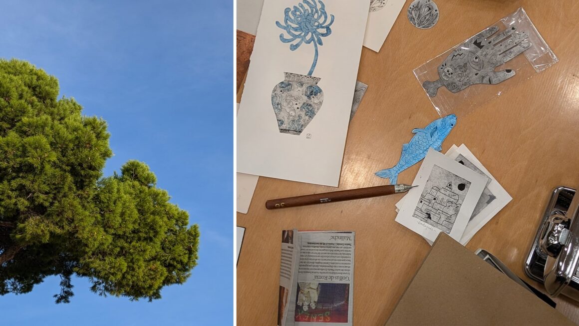 Grabado sostenible en la Biblioteca de Cadaqués