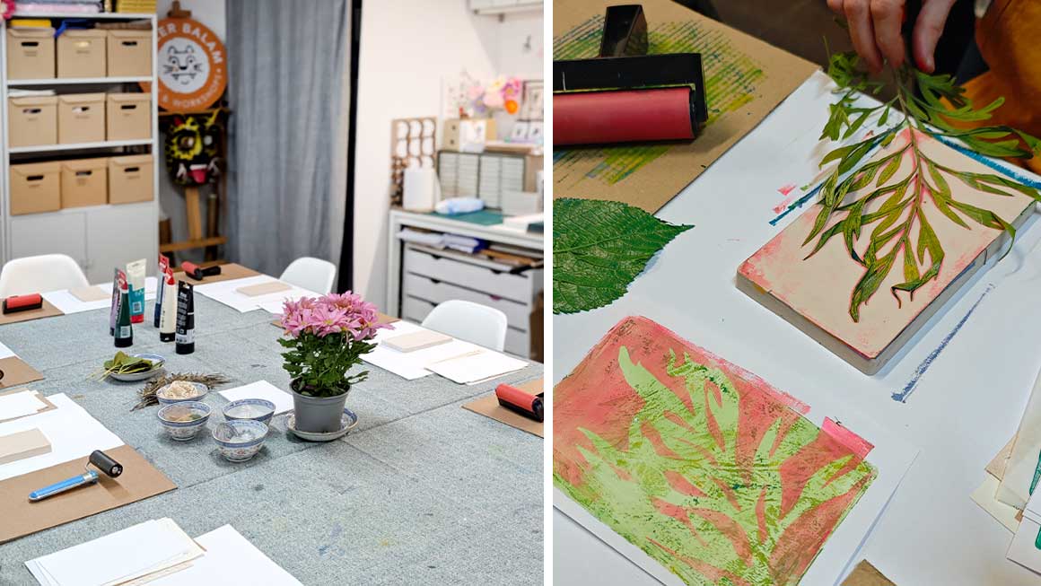 Curso de transferencias con placa de gel (Gelly plate)