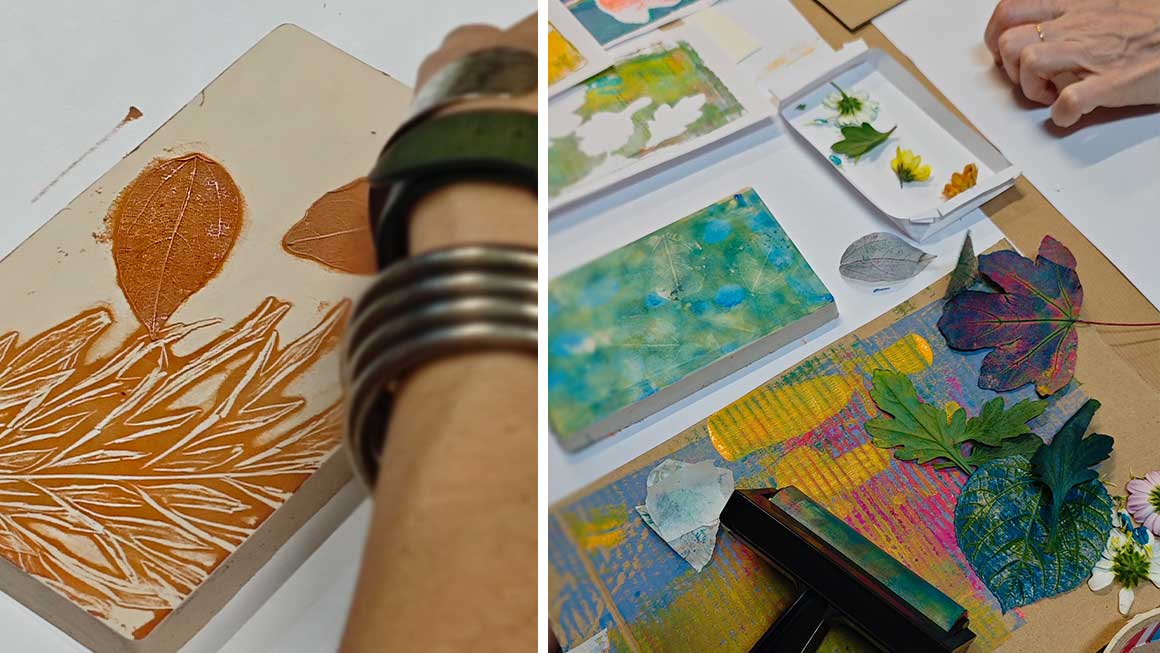 Curso de transferencias con placa de gel (Gelly plate)