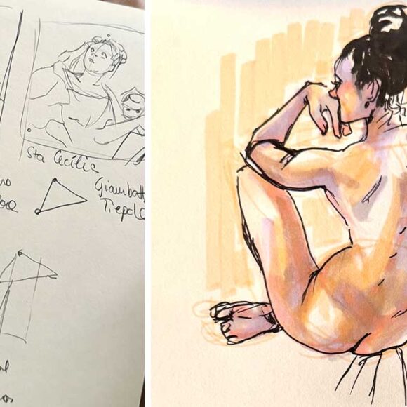 Dibujar sin miedo, con modelo