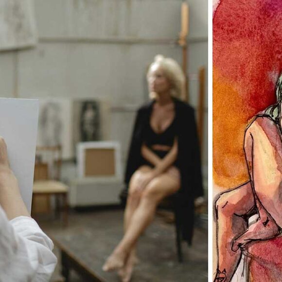 Dibujar sin miedo, con modelo