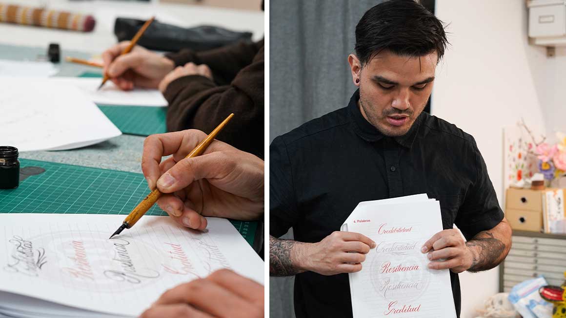 Curso de Caligrafía Script moderna