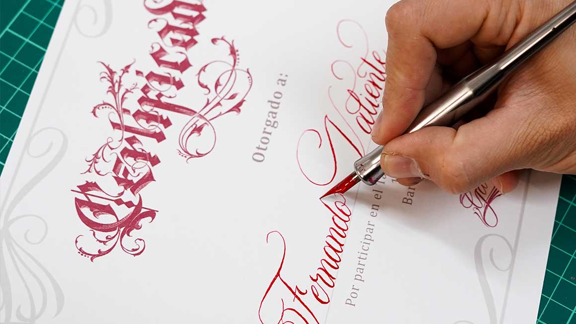 Curso de Caligrafía Script moderna