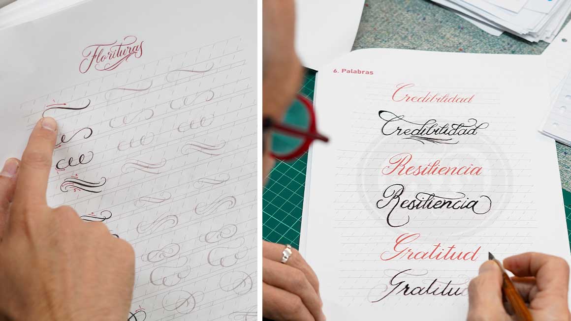 Curso de Caligrafía Script moderna