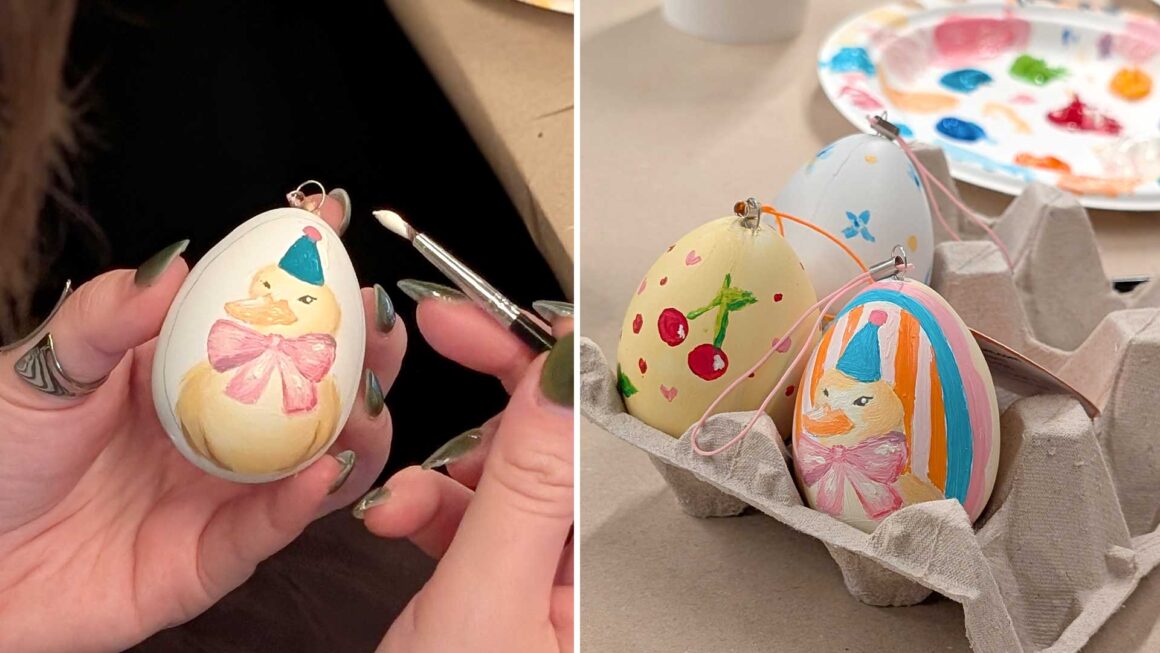 Moxy-Hotel-Marquesas-egg-painting-Taller-Balam-02 Evento para influencers en Moxy Hotel Barcelona