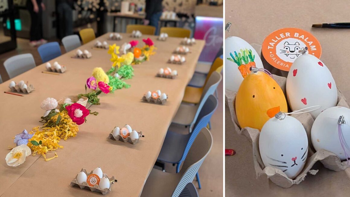 Moxy-Hotel-Marquesas-egg-painting-Taller-Balam-07 Evento para influencers en Moxy Hotel Barcelona