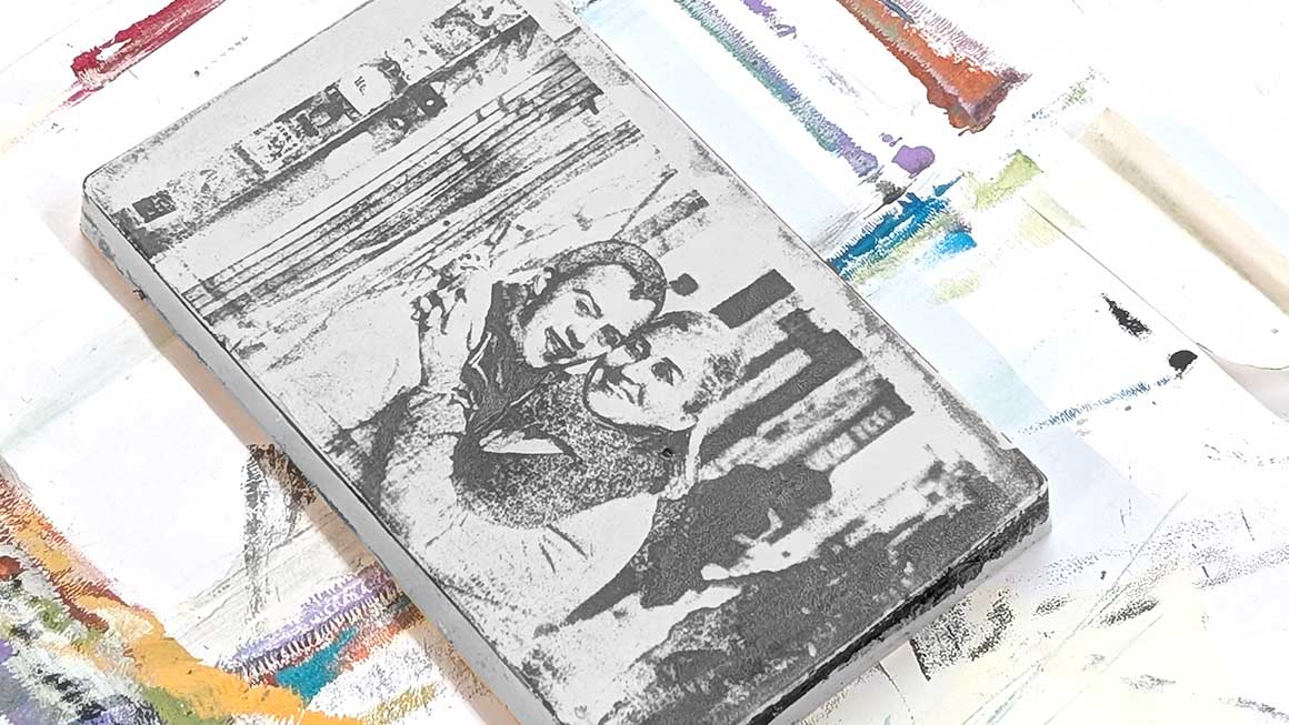 Curso de transferencia de fotografias con placa de gel (Gelly plate)