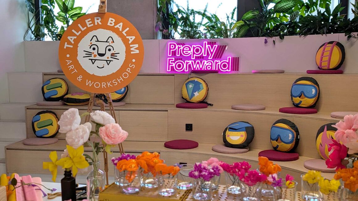 Flores de papel para Preply