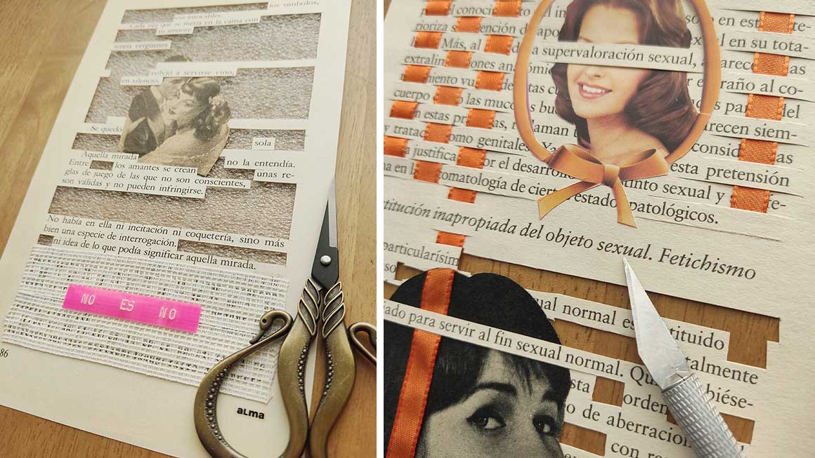 Taller de collage literario