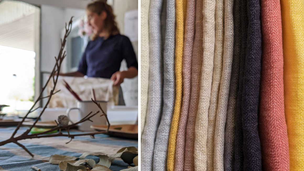 Shibori con tintes naturales