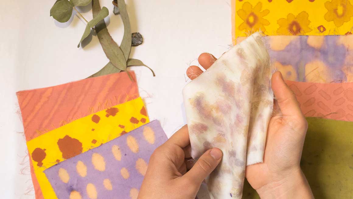 Shibori con tintes naturales